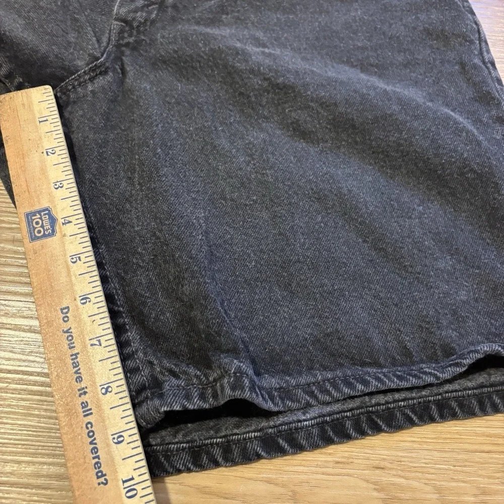 VTG 1999 Levis 550 Relaxed Fit Denim Shorts Mens 36 Fits 34 Black USA Made Y2K